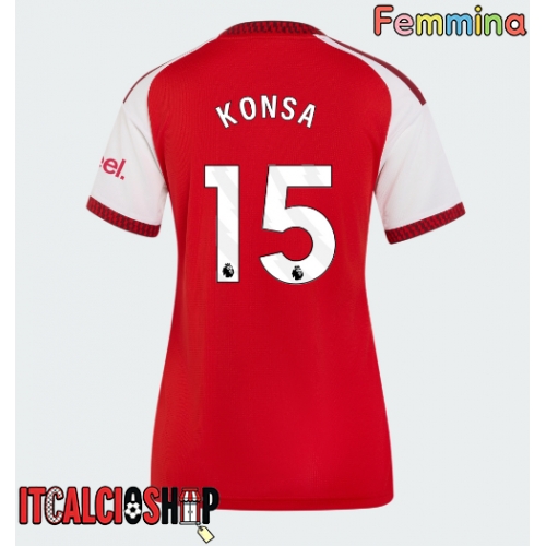 Arsenal Ezri Konsa #15 Prima Maglia Femmina 2026-27 Manica Corta